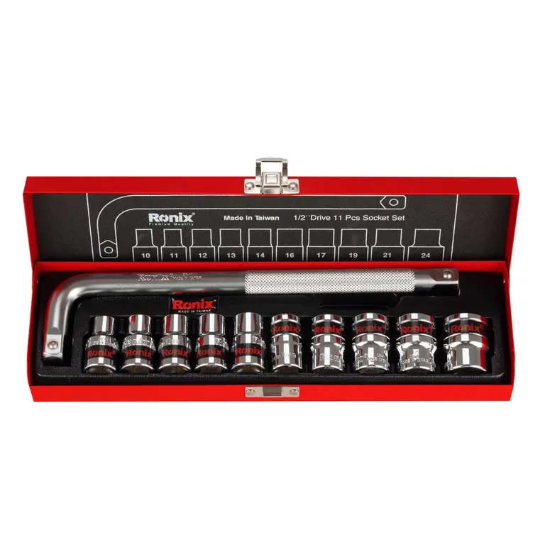 مجموعه بکس 11 عددی 1/2 اینچ مدل RH-2610 برند رونیکس