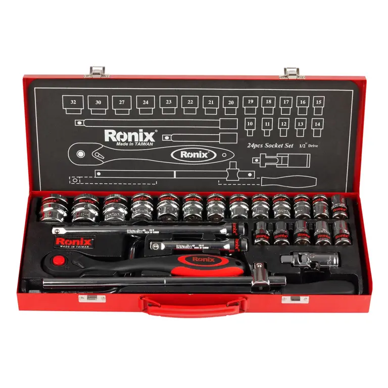 مجموعه بکس 24 عددی 1/2 اینچ مدل RH-2624 برند رونیکس