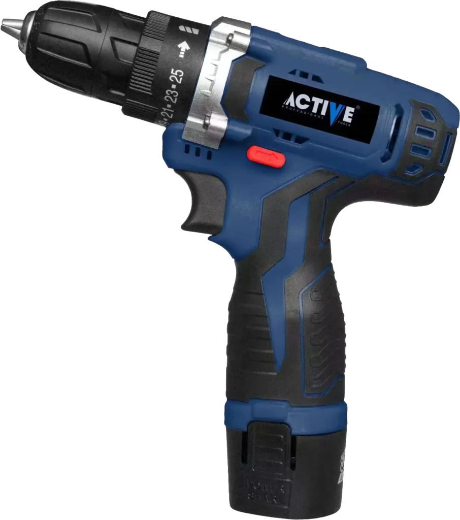 پیچ‌گوشتی شارژی اکتیو تولز با ترکمتر 25 حالته مدل AC-2812BM برند ACTIVE