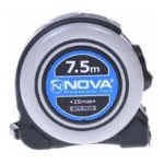 متر 7/5 متری با تیغه فلزی 25 میلی‌متری آهنربایی مدل 7525 برند نووا NOVA - تصویر 2