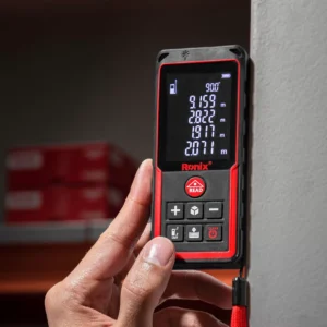 متر لیزری 100 متری نور قرمز مدل RH-9353 برند رونیکس RONIX